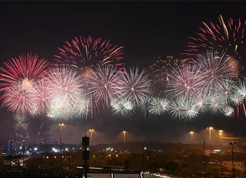 称多县焰火晚会